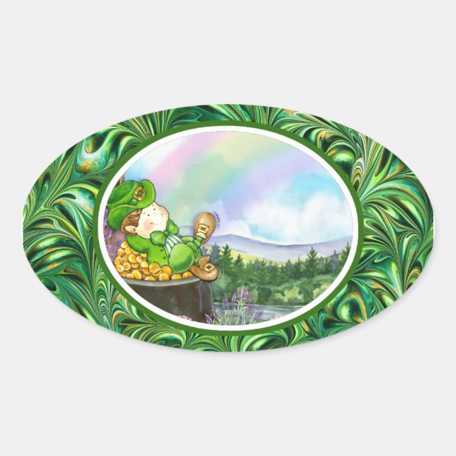 St. Patrick's Day Sticker (Front)