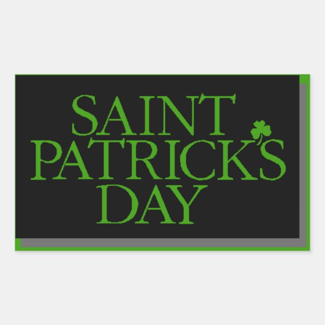 St. Patrick's Day Sticker (Front)