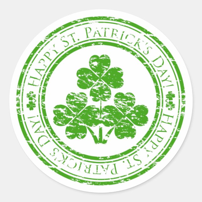 St. Patrick's Day Sticker (Front)