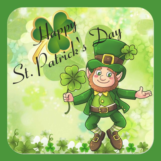 St. Patrick's Day Stickers Leprechaun Shamrocks (Creator Uploaded)
