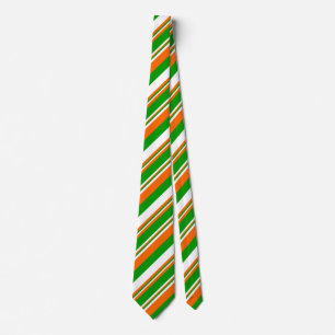 St. Patrick's Day Stripes Neck Tie