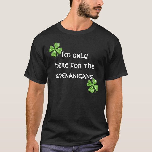 St. Patrick's Day t-shirt with Shamrock (Front)