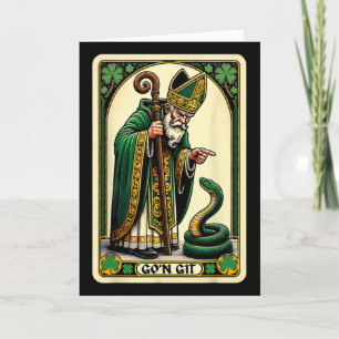 St Patricks Day Tarot Card Go'n Git Funny St Patri