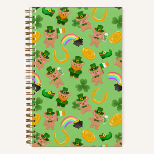 St. Patrick's Day Teddy Bear Notebook