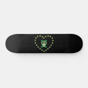 St. Patrick's Day Teddy Bear Skateboard
