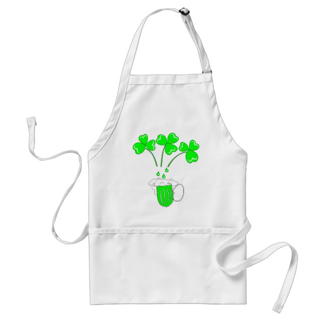 St. Patrick's Day The secret of brewing Apron (Front)