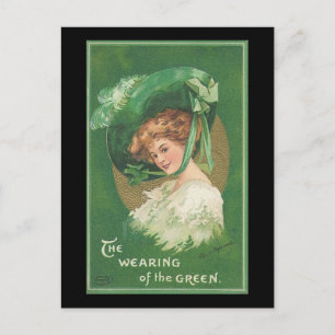 St Patrick's day The Wearing Of The Green Postcard