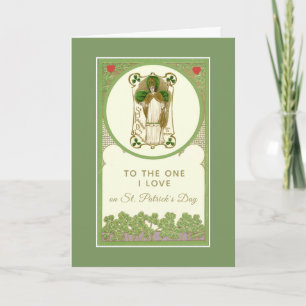St. Patrick's Day to the One I Love Religious Card