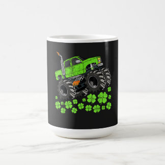 St Patricks Day Toddler Lucky Monster Truck Coffee Mug