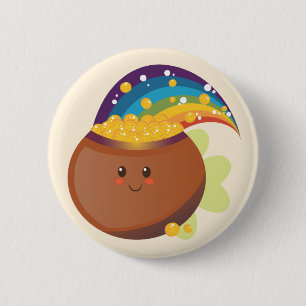 St. Patrick's Day Treasure 2 Inch Round Button