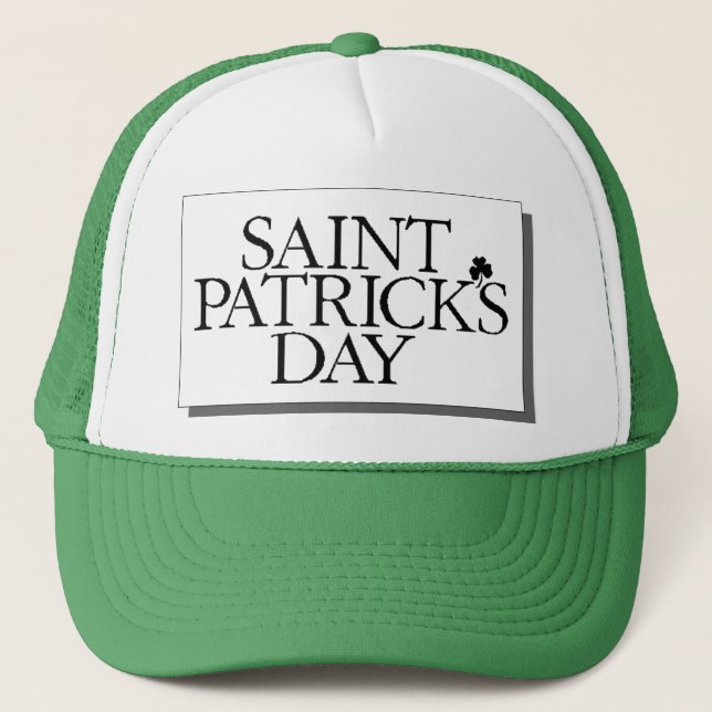 St. Patrick's Day Trucker Hat (Front)