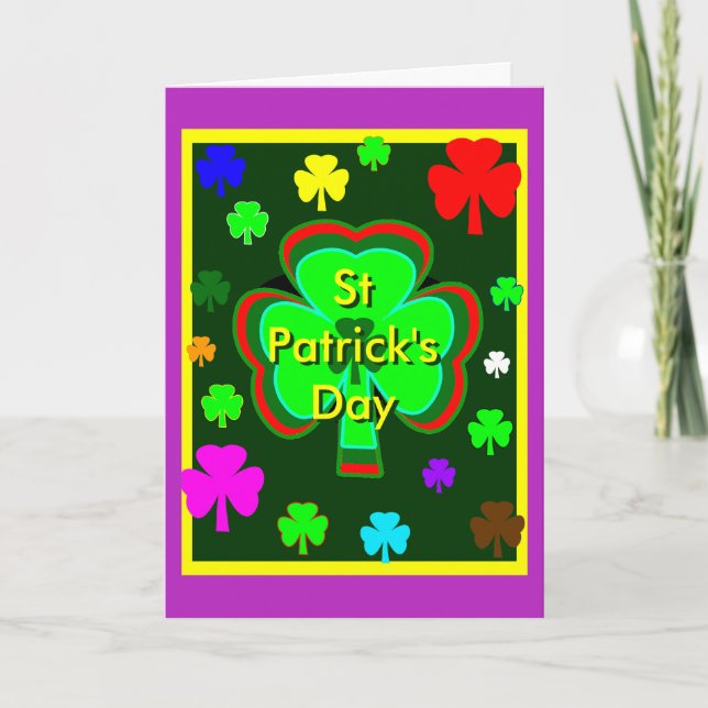 St Patrick's Day UCreate Modèle Purple The MUSEU (Devant)
