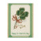 St Patricks Day Vintage Good Luck Shamrock