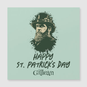 St. Patrick's Day vintage Shamrock personalize