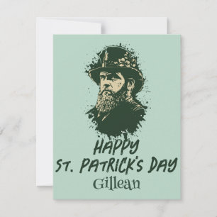 St. Patrick's Day vintage Shamrock personalize