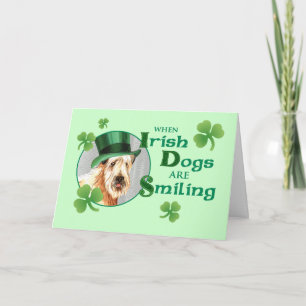 St. Patrick's Day Wheaten Terrier Card