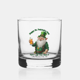 St. Patrick's Day Whiskey Glass