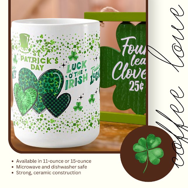St. Patrick's Day Wishes Ceramic Mug (Creator Uploaded)