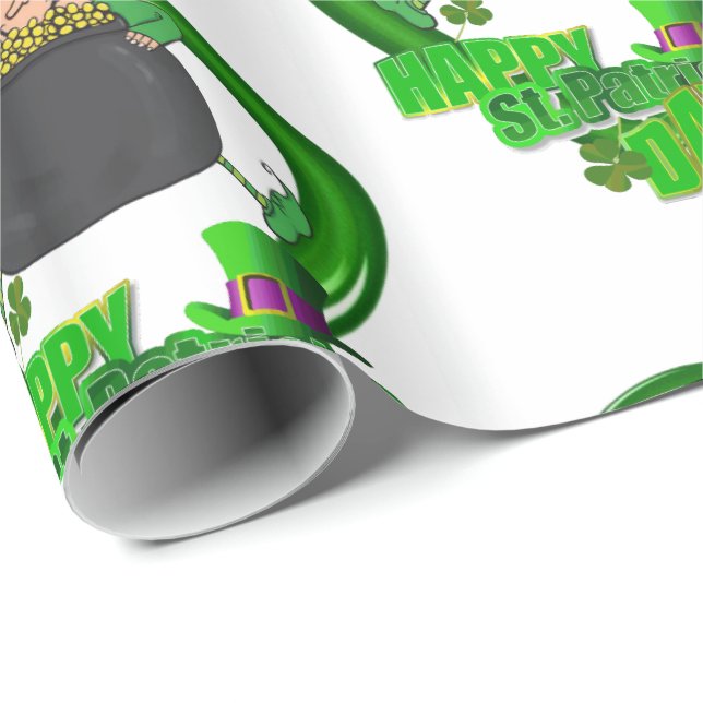 St. Patrick's Day Wrapping Paper (Roll Corner)