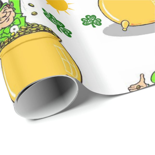 St. Patrick's Day Wrapping Paper (Roll Corner)