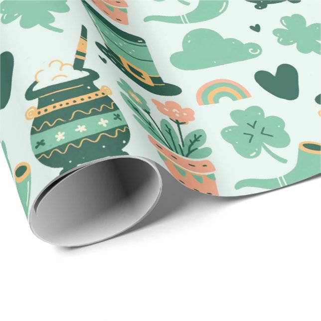 St.Patrick's day  Wrapping Paper (Roll Corner)
