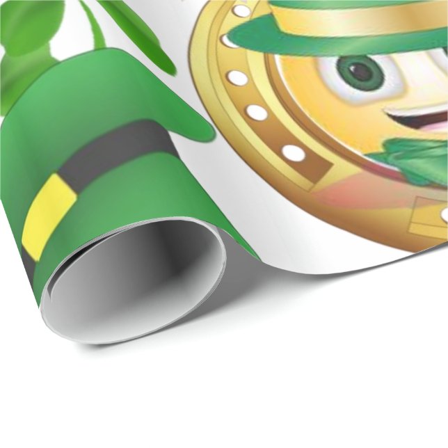 St. Patrick's Day Wrapping Paper Horseshoe (Roll Corner)
