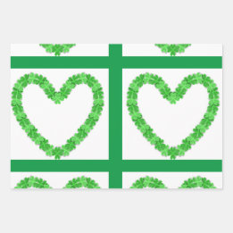 St. Patrick's Day Wrapping Paper Set of 3