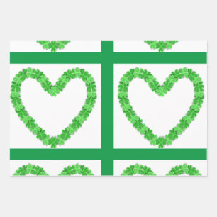 St. Patrick's Day Wrapping Paper Set of 3