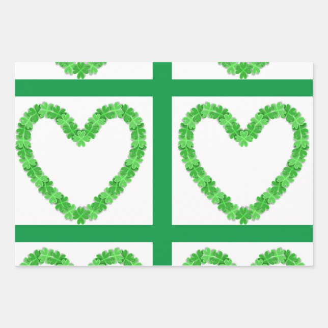 St. Patrick's Day Wrapping Paper Set of 3 (Front 2)