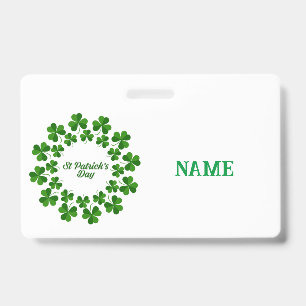 St Patrick's Day Wreath Thunder_Cove  Badge