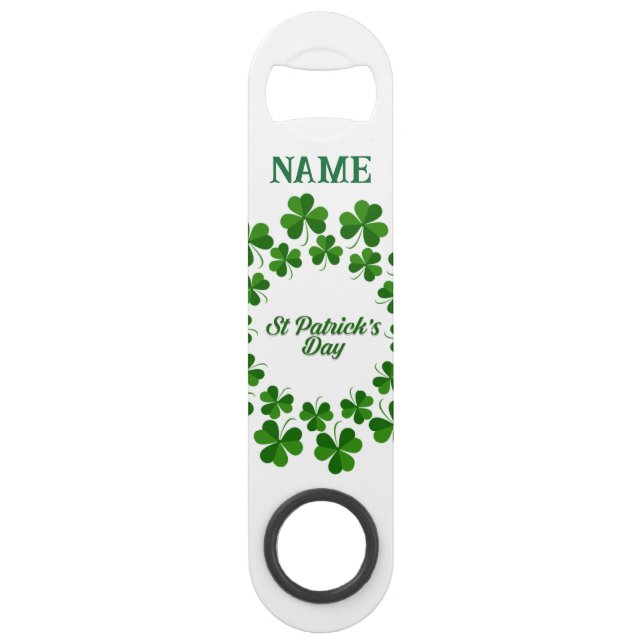 St Patrick's Day Wreath Thunder_Cove Bar Key (Front)