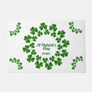 St Patrick's Day Wreath Thunder_Cove Doormat