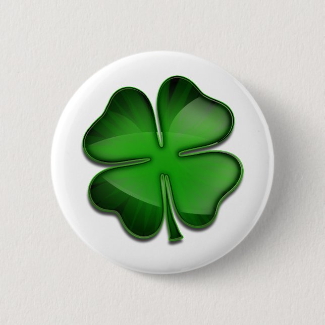 St. Patrick's Day Zing 2 Inch Round Button (Front)