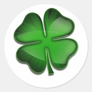 St. Patrick's Day Zing Classic Round Sticker