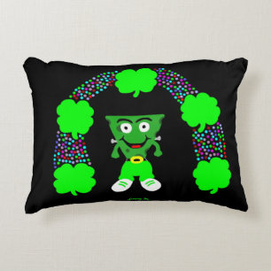 St.  Patrick's FrankenCheese Accent Pillow