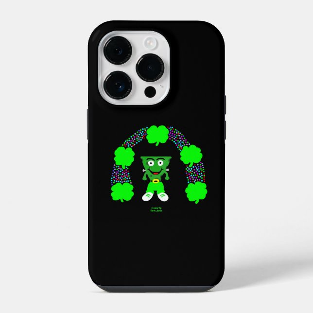 St.  Patrick's FrankenCheese Apple iPhone 14 Pro  Case (Back)