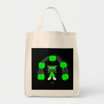 St. Patrick's FrankenCheese Grocery Tote