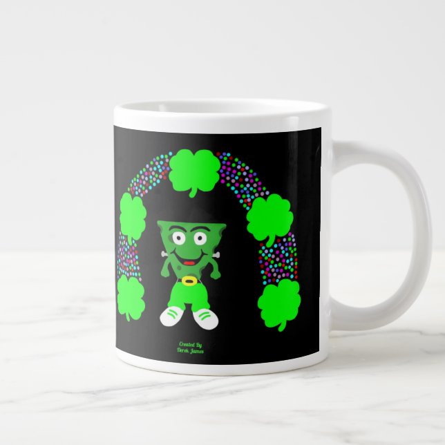 St.  Patrick's FrankenCheese Jumbo Coffee Mug (Right)