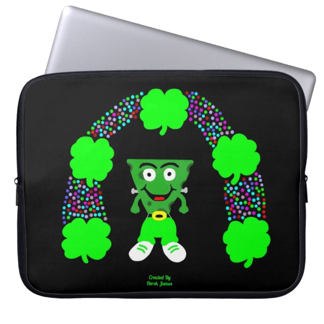 St.  Patrick's FrankenCheese Laptop Sleeve (Front)