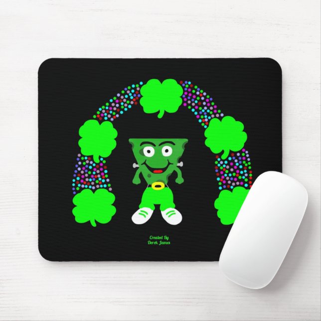 St.  Patrick's FrankenCheese Mouse Pad (With Mouse)