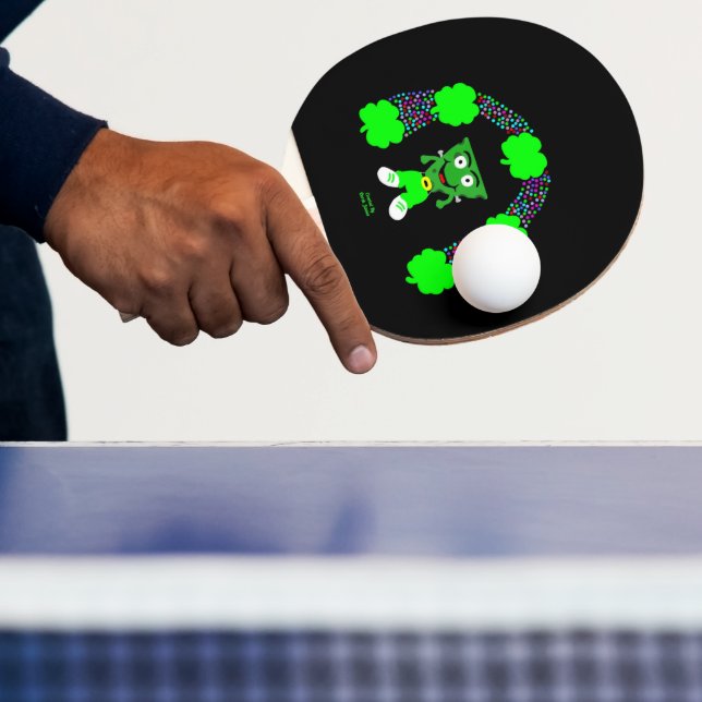 St.  Patrick's FrankenCheese Ping Pong Paddle (Insitu)