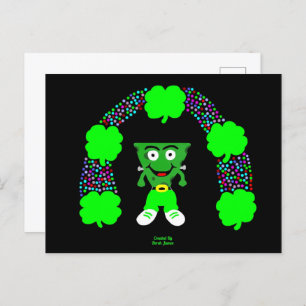 St.  Patrick's FrankenCheese Postcard