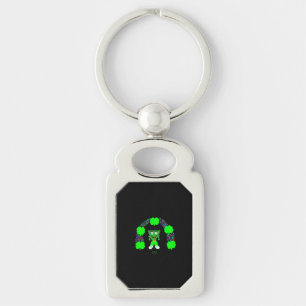 St.  Patrick's FrankenCheese Rectangle Keychain