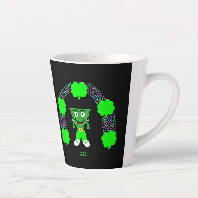 St.  Patrick's FrankenCheese Small Latte Mug (Right)