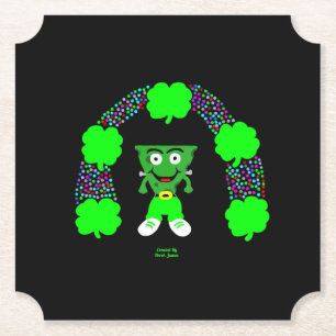St. Patrick's FrankenCheese Ticket Paper Coaster