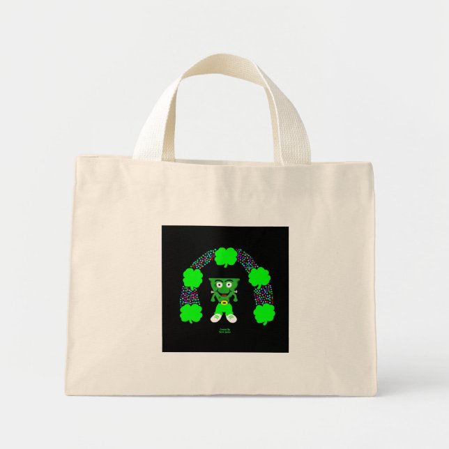 St.  Patrick's FrankenCheese Tiny Tote Bag (Front)