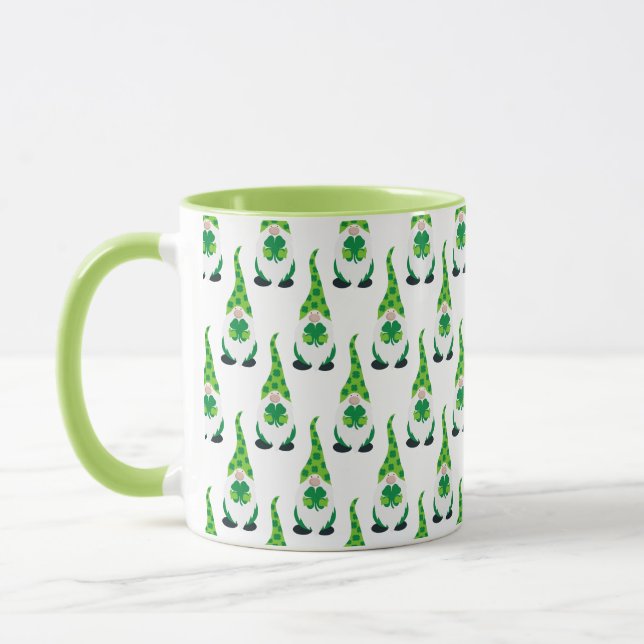 St Patrick's Gnome Mug (Left)