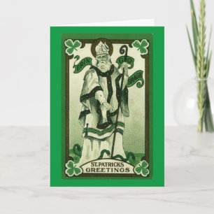 St. Patrick's Greetings (Erin Go Braugh) Card