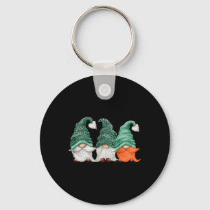 St Patricks Irish Ireland Gnome Keychain