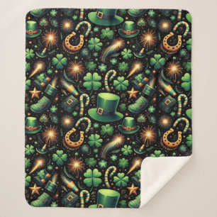 St. Patrick's Luck Sherpa Blanket